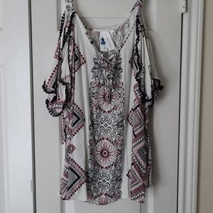 Pretty print blouse